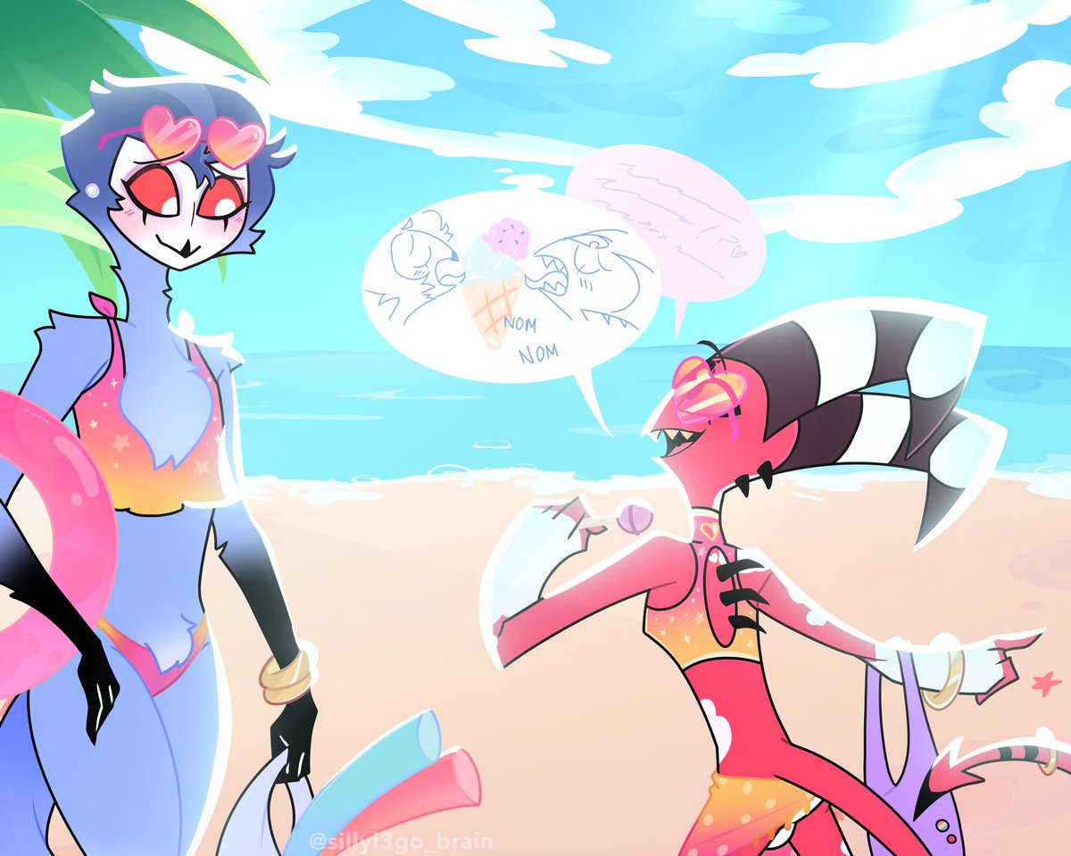 Sillyl3go_brain's tweet photo. Beach episode lol 
#stolitz https://t.co/0D7zQ5QPsN