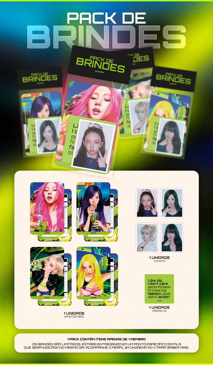 yunoaena's tweet photo. ⚡️ brindes do aespa! 🍋

💛 pack de 1 membro!
💛 photocard, ID e adesivo!

📍fila da cadeira leste

⚠️ podem acabar, irei avisar a disponibilidade aqui no meu perfil

é uma produção simples, mas para deixar o dia na memória de vocês 💫 https://t.co/GiYS4U9L3U