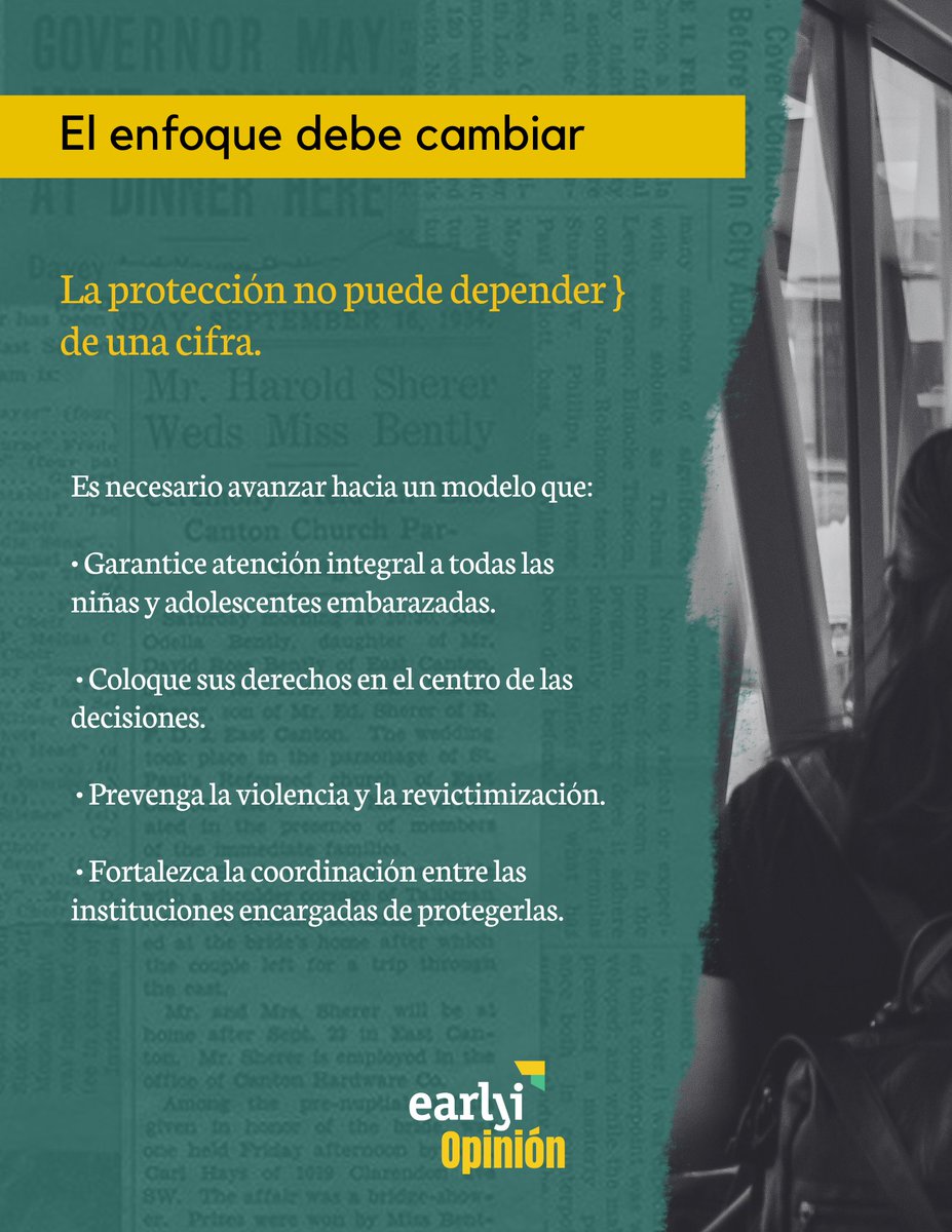 Alumbramx's tweet photo. Cuando una niña o una adolescente enfrenta un embarazo, la protección de sus derechos no debería depender de la edad que tenga.

La respuesta del Estado debe garantizar atención integral, prevenir la revictimización y colocar siempre en el centro el interés superior de la niñez.

En esta columna se reflexiona sobre la importancia de fortalecer el marco de protección para que todas las niñas y adolescentes reciban el mismo acompañamiento y acceso a sus derechos.

Lee la columna completa en nuestro sitio web y comparte este contenido para impulsar una conversación informada sobre la protección de la infancia y la adolescencia.