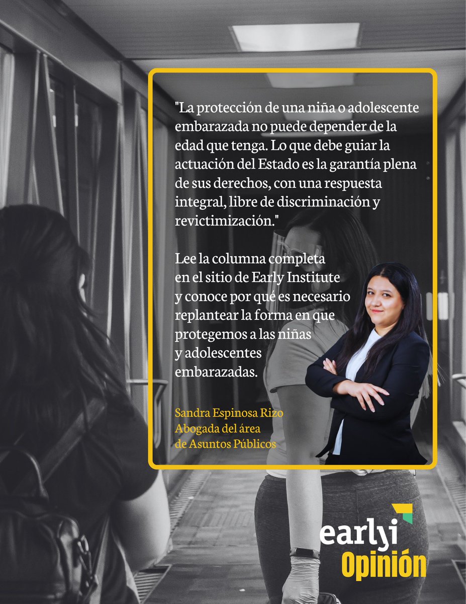 Alumbramx's tweet photo. Cuando una niña o una adolescente enfrenta un embarazo, la protección de sus derechos no debería depender de la edad que tenga.

La respuesta del Estado debe garantizar atención integral, prevenir la revictimización y colocar siempre en el centro el interés superior de la niñez.

En esta columna se reflexiona sobre la importancia de fortalecer el marco de protección para que todas las niñas y adolescentes reciban el mismo acompañamiento y acceso a sus derechos.

Lee la columna completa en nuestro sitio web y comparte este contenido para impulsar una conversación informada sobre la protección de la infancia y la adolescencia.