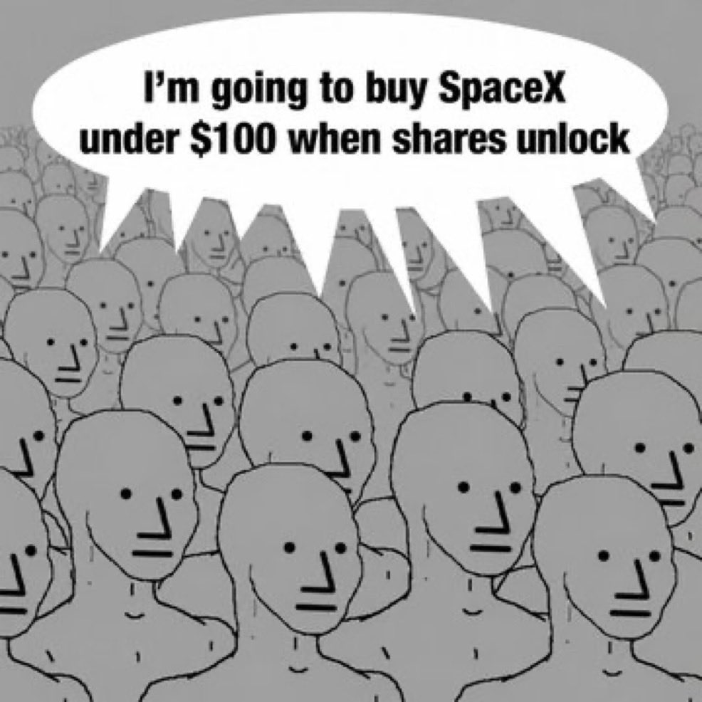 SpacBobby's tweet photo. $SPCX - 🤣🤣🤣 https://t.co/C3OWsHUChj
