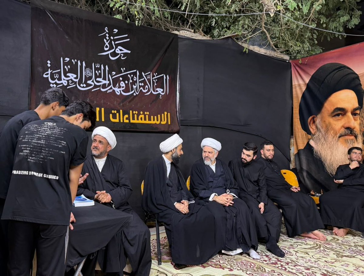 alshirazinet's tweet photo. 🛑 جوانب من المشروع التبليغي لحوزة العلامة ابن فهد الحلي العلمية في شارع الشهداء

وقد شهد المركز توافد جموع الزائرين عليه خلال الأيام الماضيَّة مقدّماً خدماته المختلفة للزائرين الكرام اضافة الى الإجابة على الأسئلة الشرعيَّة الفقهيَّة
التفاصيل:

🔻 https://t.co/vqqorC2VyQ https://t.co/6MtHnJtnLG