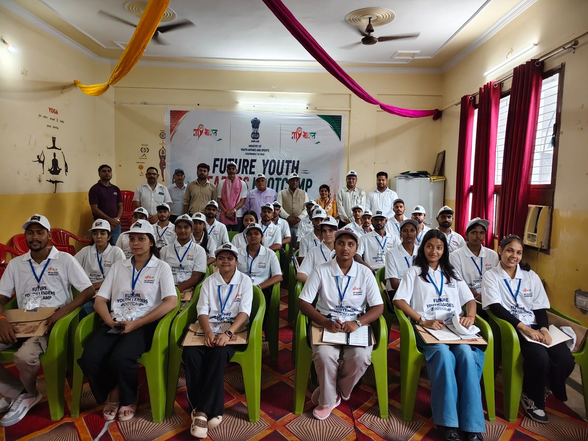 MYBharatHQ's tweet photo. From the banks of the Ganga, Haridwar, Uttarakhand, is nurturing tomorrow's changemakers through a 3-Day Residential Leadership Bootcamp, empowering young leaders with the vision, confidence, and purpose to build a Viksit Bharat.

#MYBharat #YouthLeadership https://t.co/BOckPUk42D