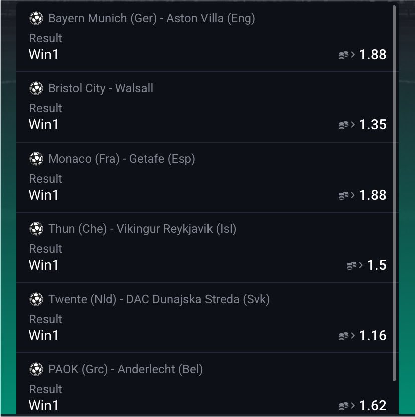 _mavensporttips's tweet photo. BET OF THE DAY ON PIN-UP 🚀🚀🔥

Booking code : YDETHEDT1YK11

15 ODDS

Don’t have an account on PIN-UP?

Register here👇🏻

https://t.co/8hBdHnNf09 https://t.co/FouD0rFfuC