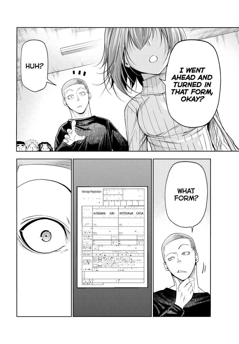 AnimeGuru100's tweet photo. AHHHHH WHAT A GRAND BLUE CHAPTER

CHISA LOVES IORI https://t.co/yo3ilOlWld
