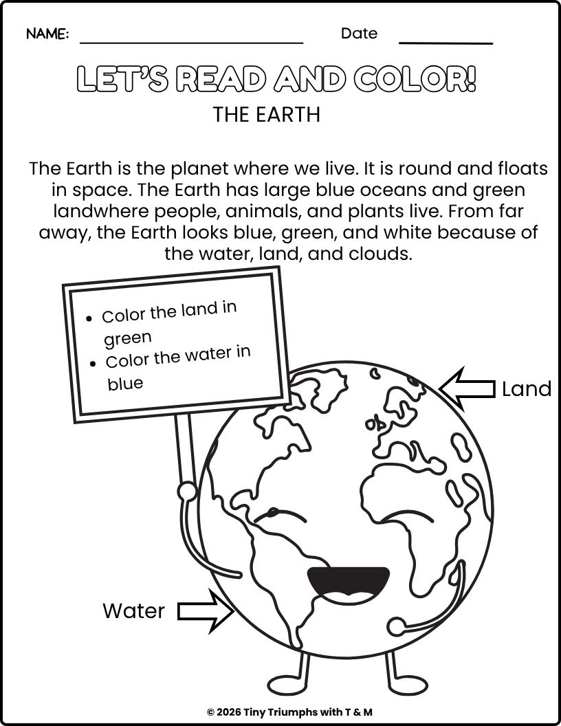 ultimatechamik2's tweet photo. Check out my latest product: https://t.co/SIR0pkMSAr 
Discovering Earth's Land and Water Activity Pack | Kindergarten &amp; Grade 1 Science Worksheets https://t.co/4gaWblev4c