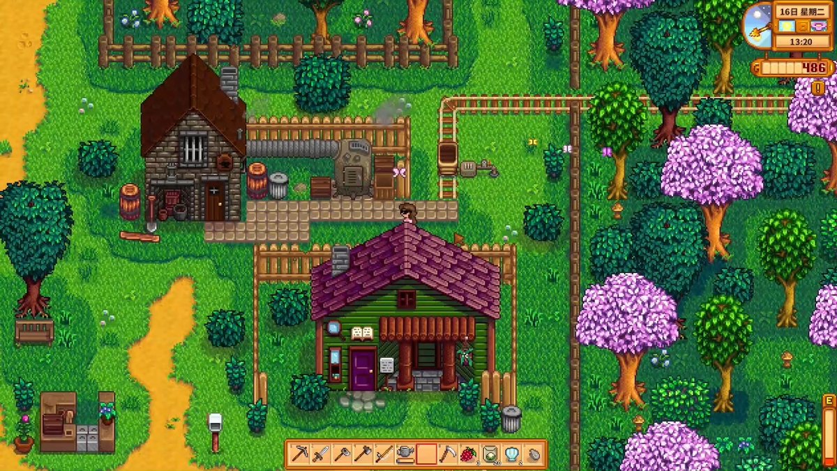 MotorAcademy's tweet photo. Just finished a 20-min cozy farm life session in Stardew Valley! Harvested fresh carrots, fed the chickens, and made a new friend with the local blacksmith. Perfect little break after work https://t.co/YvMWMrDSrK