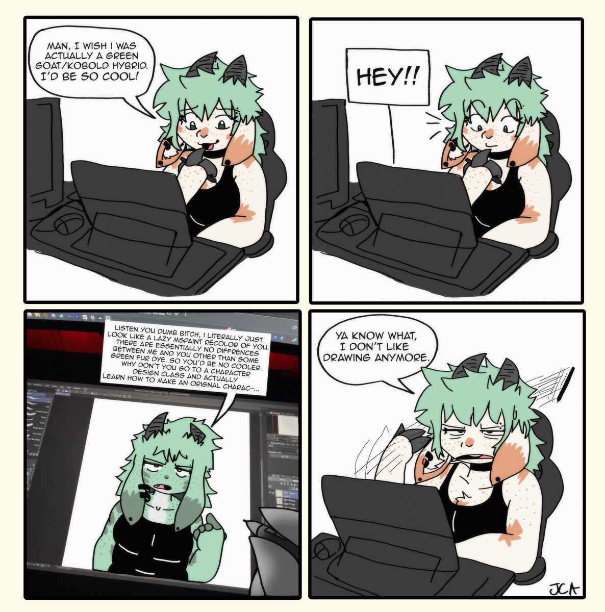 junicanart's tweet photo. Honestly rude… https://t.co/Xi4l2oSX3Z