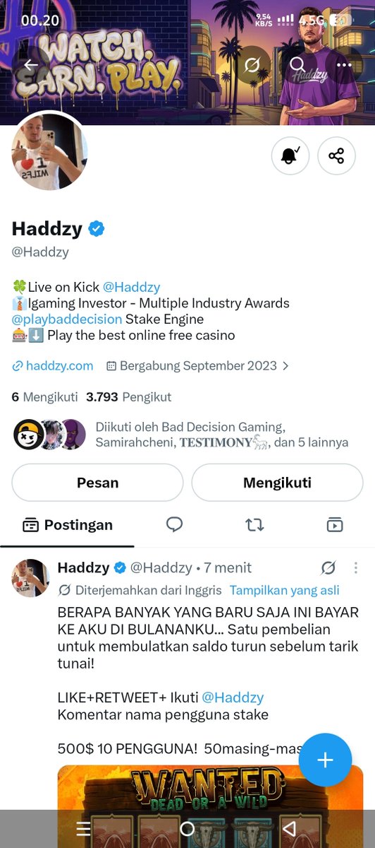 Rezkixyn_'s tweet photo. @Haddzy Stake : FALENTINA

I will not stop until I succeed in getting something here. This opportunity cannot be missed, it has to be now ❤❤ https://t.co/JHP4EznTvq
