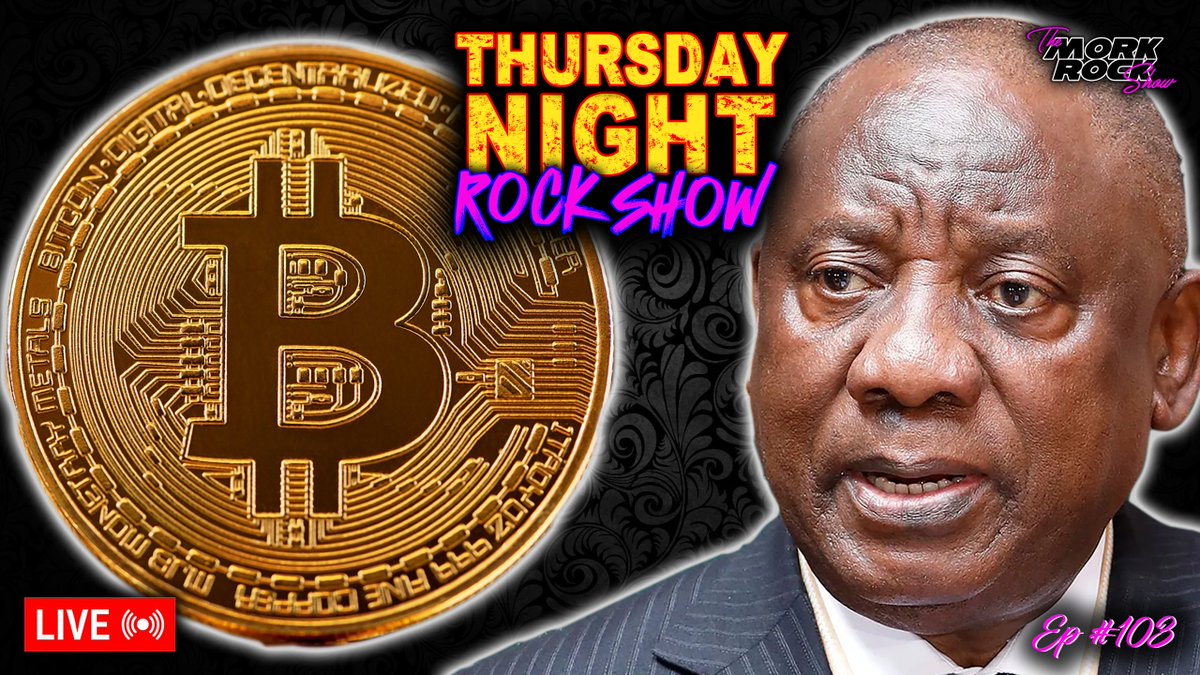 MorkRock's tweet photo. 🔥 Crypto Crackdown &amp; Expropriation Disaster

SARB want to choke cross-border crypto transfers under the guise of “oversight.” While Expropriation is being challenged in the High Court.

📅 Live Right Now

Stream Link: https://t.co/Tvh8JjAMva https://t.co/p4pbiXDaKD