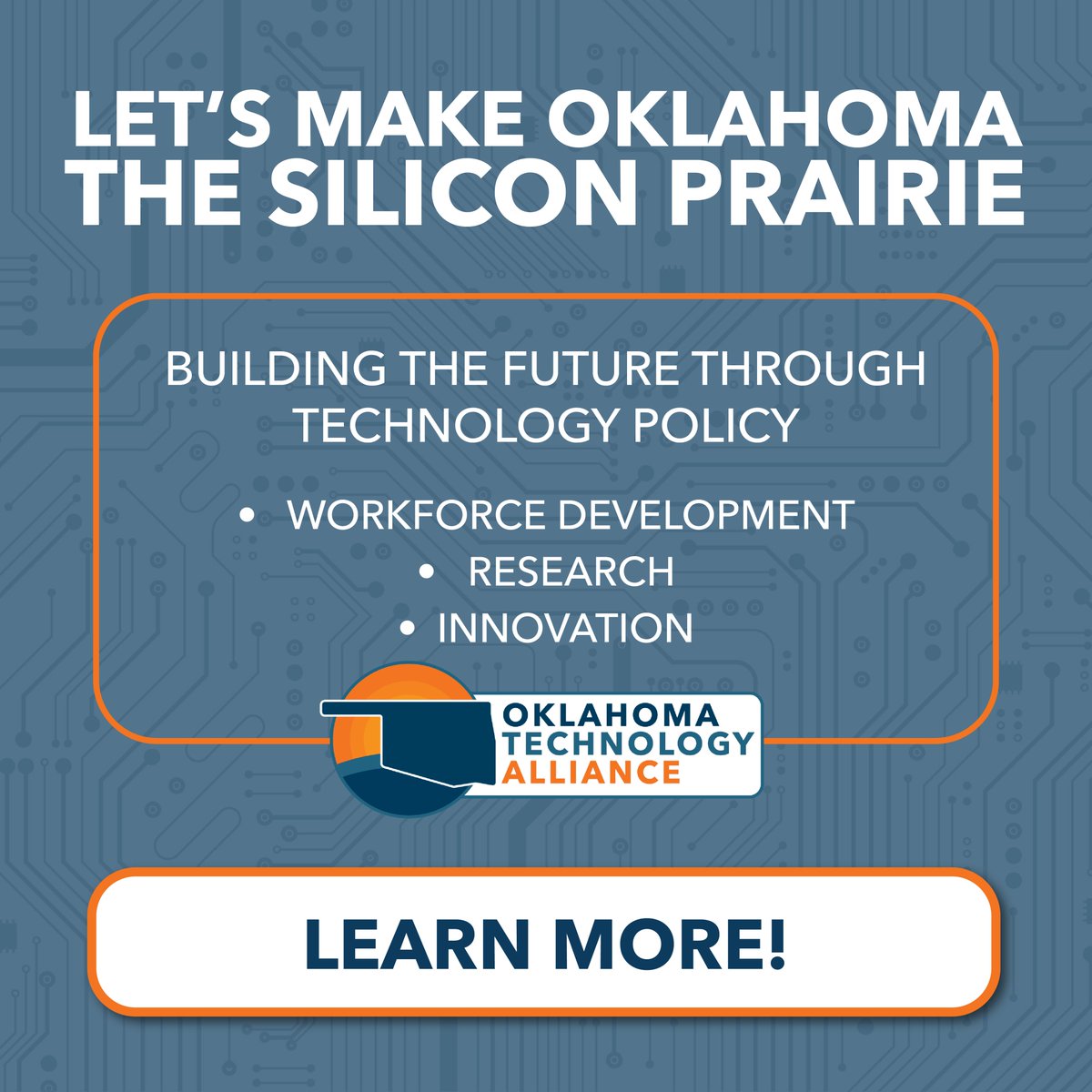 okstatechamber's tweet photo. Technology fuels growth across energy, aerospace, manufacturing, healthcare and more. The Oklahoma Technology Alliance is working to ensure Oklahoma stays competitive in a rapidly changing economy. Ready to be part of what's next? Join today! ➡ https://t.co/ewPZDM4GcF https://t.co/wjCT9aL9Px