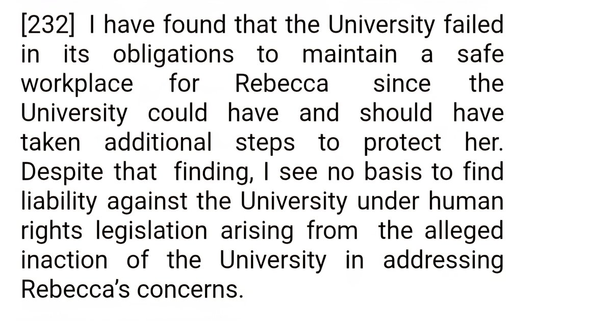 MimiProbably's tweet photo. This is quite the arbitration decision for Mount Royal Staff Association.

What happens when freedom of speech rights clash with a worker's right to be safe at work and the employer's responsibility to ensure that safety?

#ABPoli #ABLabour #ABPSE

https://t.co/wuxQNmFnTB https://t.co/HzmqOC1jh8