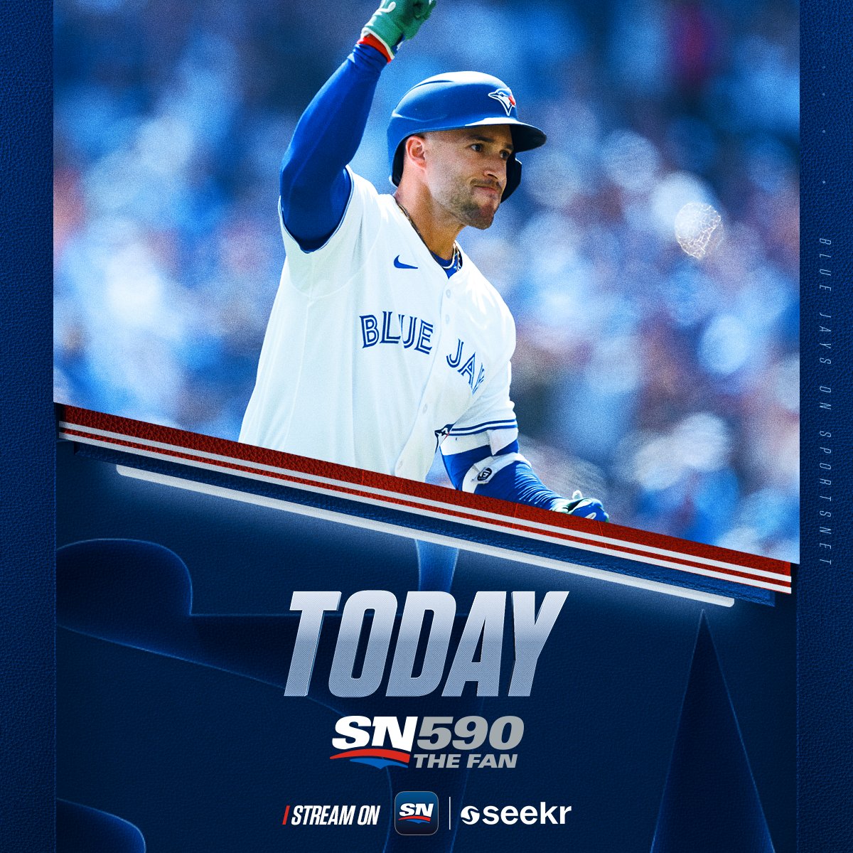 FAN590's tweet photo. The #BlueJays50 take on the Cubs in Chicago!
@Eric__Smith & Chris Leroux have the call of first pitch at 2:20p ποΈ
@SNJeffBlair & Kevin Barker have #JaysTalk after the final out π£οΈ
π» 590AM
π» https://t.co/tEtiRUX67X https://t.co/6GVakCXYKR