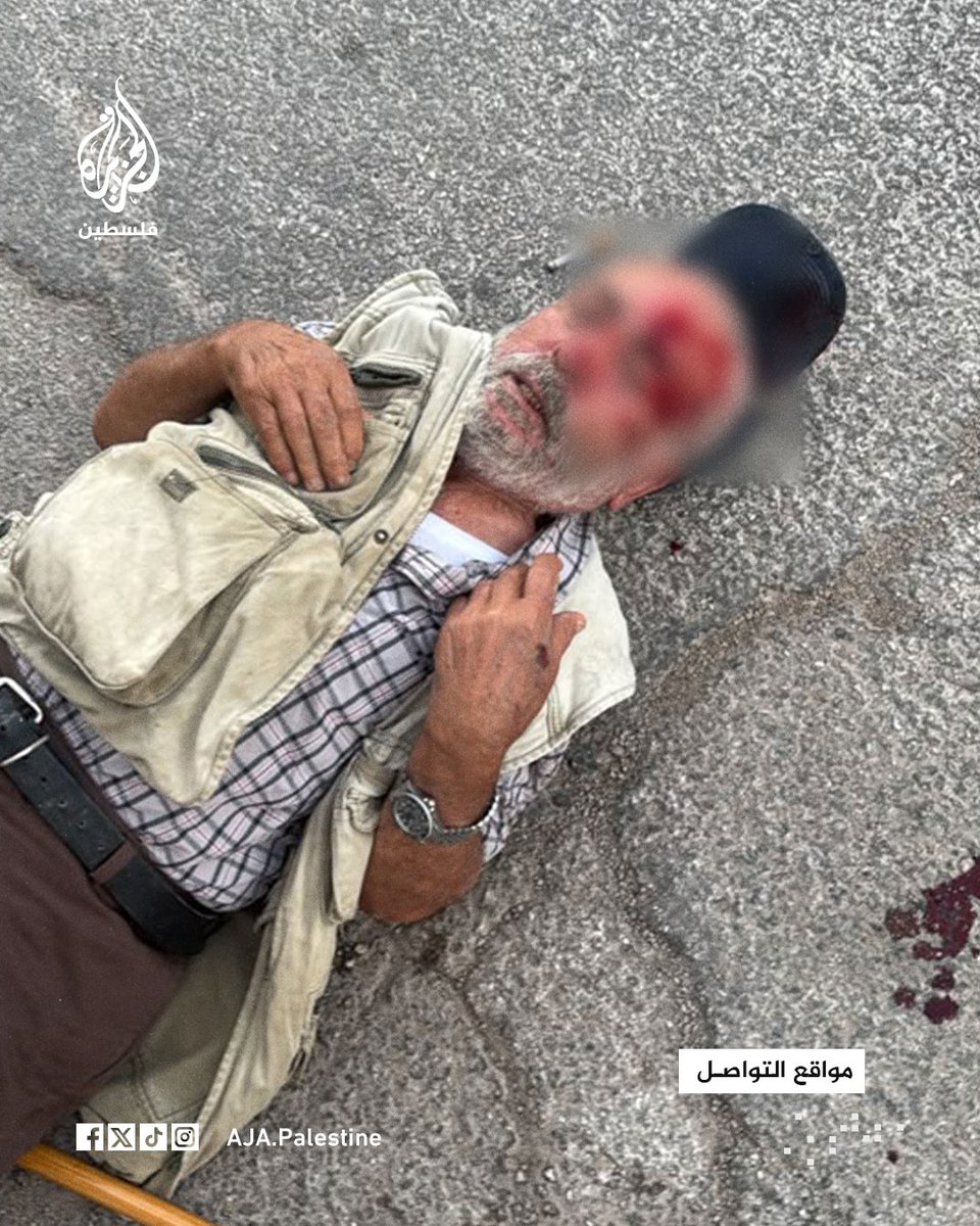 AJA_Palestine's tweet photo. جنود الاحتلال يعتدون على مسن في بلدة #ترمسعيا شمال رام الله ويمنعون إسعافه
#ألبوم https://t.co/UM0kTK6zoU