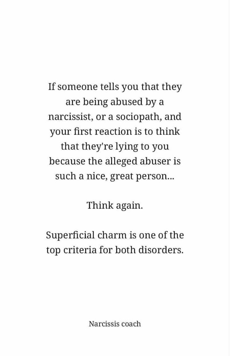Caroline_Abbott's tweet photo. Yes, abusers often look so good to people on the outside because they put time and energy into creating a facade of who they really are. #domesticviolenceawareness #narcissist https://t.co/iiJSWSbg17 https://t.co/N1waGDBH55