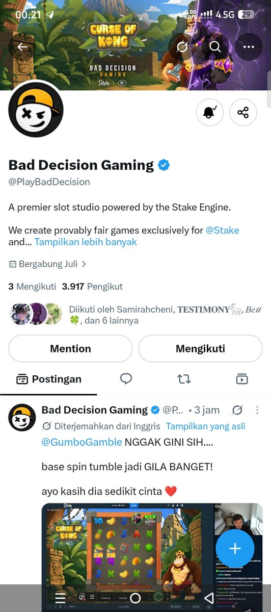 Rezkixyn_'s tweet photo. @HaddzyJR @PlayBadDecision @Haddzydotcom @Haddzy Stake : FALENTINA

I will not stop until I succeed in getting something here. This opportunity cannot be missed, it has to be now ❤❤ https://t.co/ezMx8HiGMO