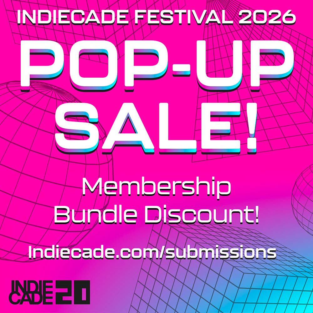 IndieCade's tweet photo. 10%-off Submission + Membership Bundles until submissions close on August 8th!

We welcome indie games of all genres, platforms, and formats: https://t.co/nT8Kzd1LTK

It's your last chance to submit a game to the 20th annual IndieCade Festival! https://t.co/Zqc5fDQTYW
