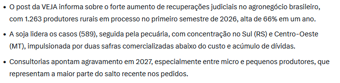 macedos1's tweet photo. @VEJA Segundo o Censo Agropecuário 2017 do IBGE, o Brasil tem 5.073.324 estabelecimentos agropecuários. As dívidas decorrem de vendas abaixo do custo acumuladas com inadimplência. https://t.co/EGTMxZ4EgL
