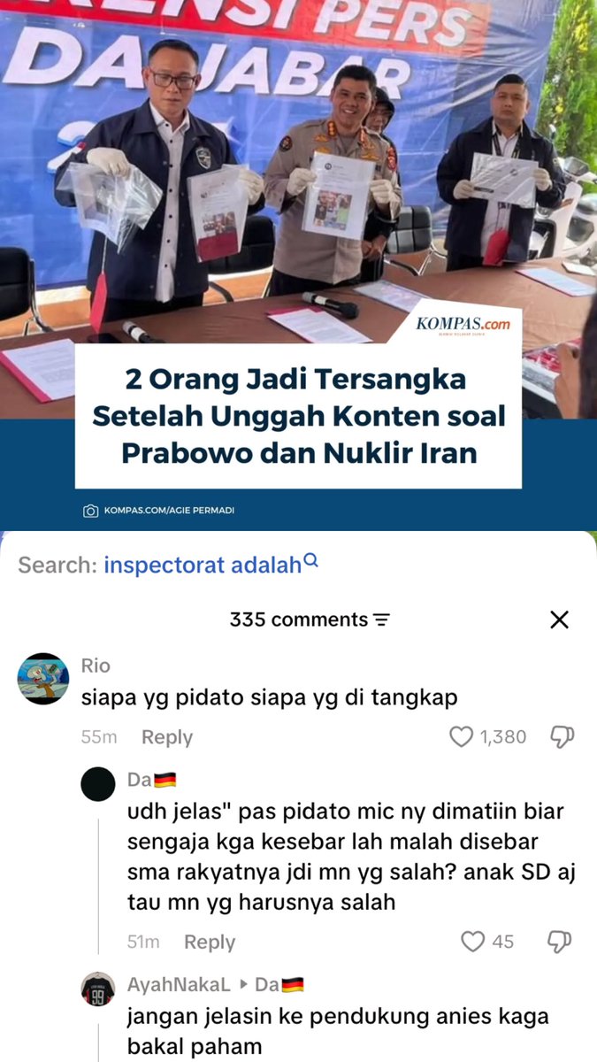 txtdrimedia's tweet photo. logical fallacy bgt

jangan heran kalau prabowo 2 periode https://t.co/u2wShs3Kv3