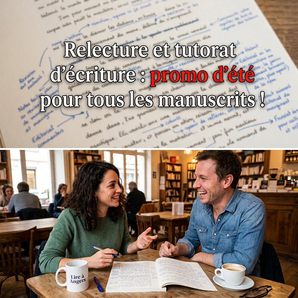 Cerclenantais's tweet photo. Une idée de roman ?✍️
Un manuscrit qui dort dans ton tiroir ? 📜
C'est le moment de nous contacter : tous nos services de relecture et d'accompagnement littéraire sont en promotion cet été !
Jusqu'à -20% ! 🥰
Pas dispo en août ? Réserve maintenant et prends rdv en septembre. https://t.co/9p7qeE0s32