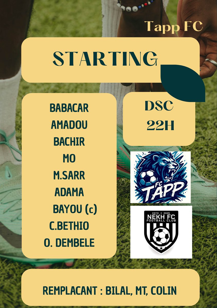 TappFc's tweet photo. 𝙈𝘼𝙏𝘾𝙃⚔️💙🤍

Nos joueurs joueront leur premier match de la saison ce soir contre @NekhFC.

Un seul objectif: La victoire.

🕘 𝗖𝗼𝘂𝗽 𝗱’𝗲𝗻𝘃𝗼𝗶 22h à DSC 🤍💙⚔️ https://t.co/KdRfQDTpQW