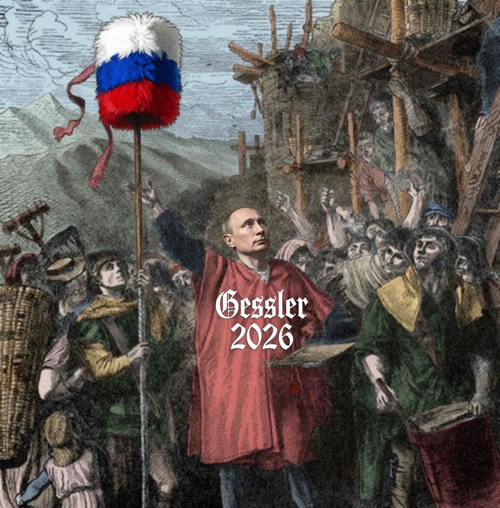 MarcSchinzel's tweet photo. Manche, die soeben noch am 1. August den Widerstand unserer Vorfahren gegen Landvogt Hermann Gessler priesen, haben offenbar wenig Mühe damit, vor dem Hut des heutigen Aggressoren und Gewaltherrschers den Bückling zu machen. #Neutralitätsinitiative Nein https://t.co/prrk0M6cMB