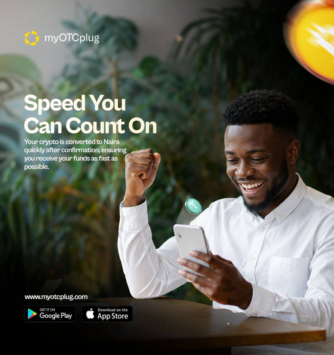 myotcplug_'s tweet photo. For newcomers, speed builds confidence.
For experienced traders, speed saves time.
MyOTCPlug delivers both.
Swap crypto, convert to Naira, process withdrawals, top up airtime, and buy data all within one app built for everyday use.
#MyOTCPlug https://t.co/5Xc6PjgU3D