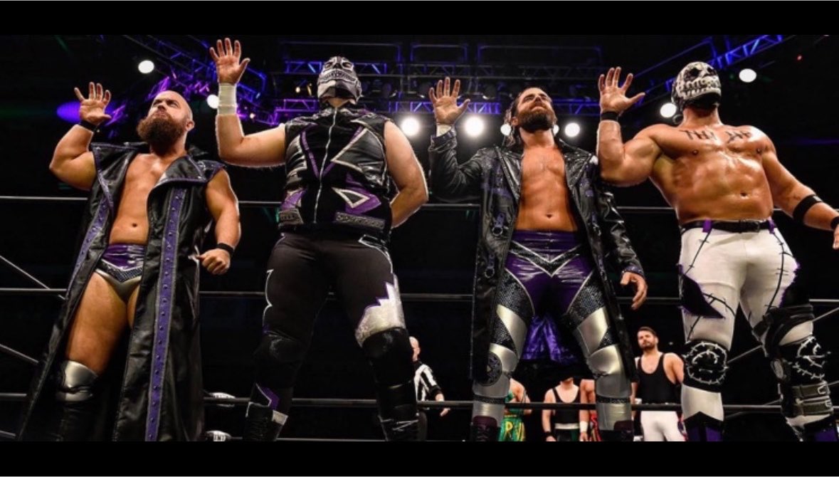 Pres10Vance's tweet photo. Different faces different places.
#AEW #ForeverHandPicked #FratHouse #LFI #DarkOrder https://t.co/HA7j9zO5fm