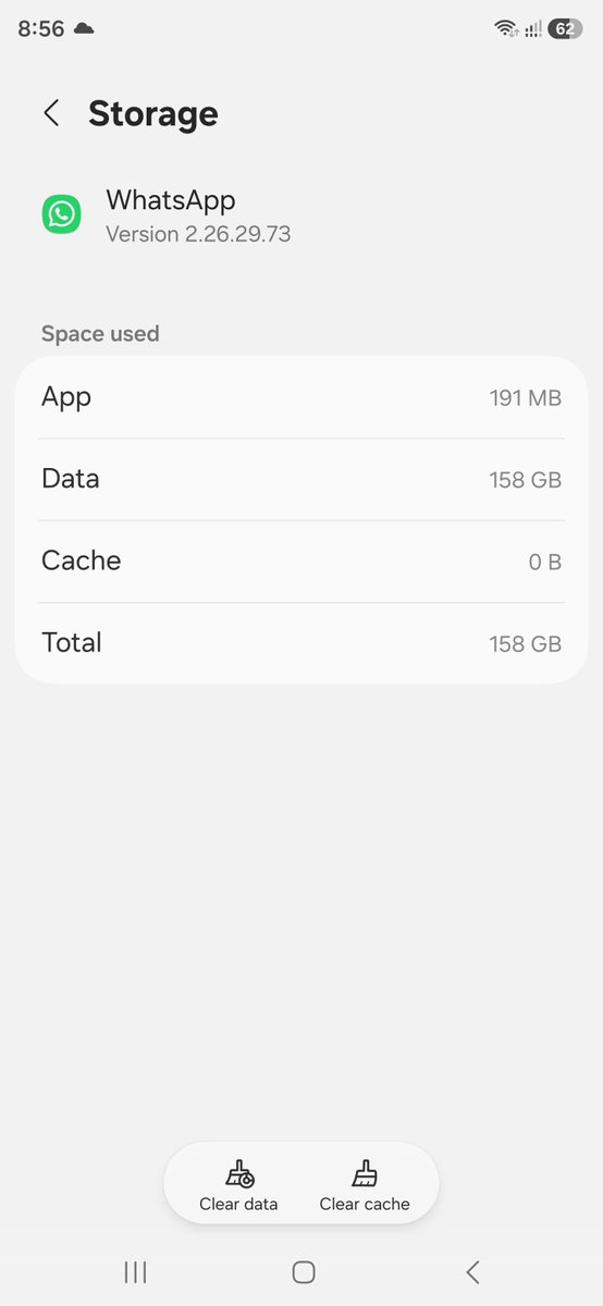 sehra62185's tweet photo. @WhatsApp @SamsungIndia my office work is getting affected every day.
This is a ₹1,59,999 phone with 12GB RAM,1TB storage &amp; I still hv around 400GB of free space available. If such a premium device cannot handle WhatsApp with a large database, then what is the benefit of buying such an expensive phone? https://t.co/kyl4D31nh3