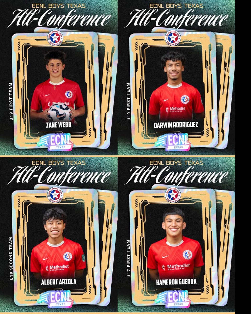 sacitysc's tweet photo. names on the board. 🏆🔥

SA City boys recognized on the ECNL Boys Texas All-Conference 1st &amp; 2nd Teams for 2025-2026. earned. not given.

#TheCityStandard #Protect210 #SACityProud #ECNL https://t.co/VVSCXyMhP2