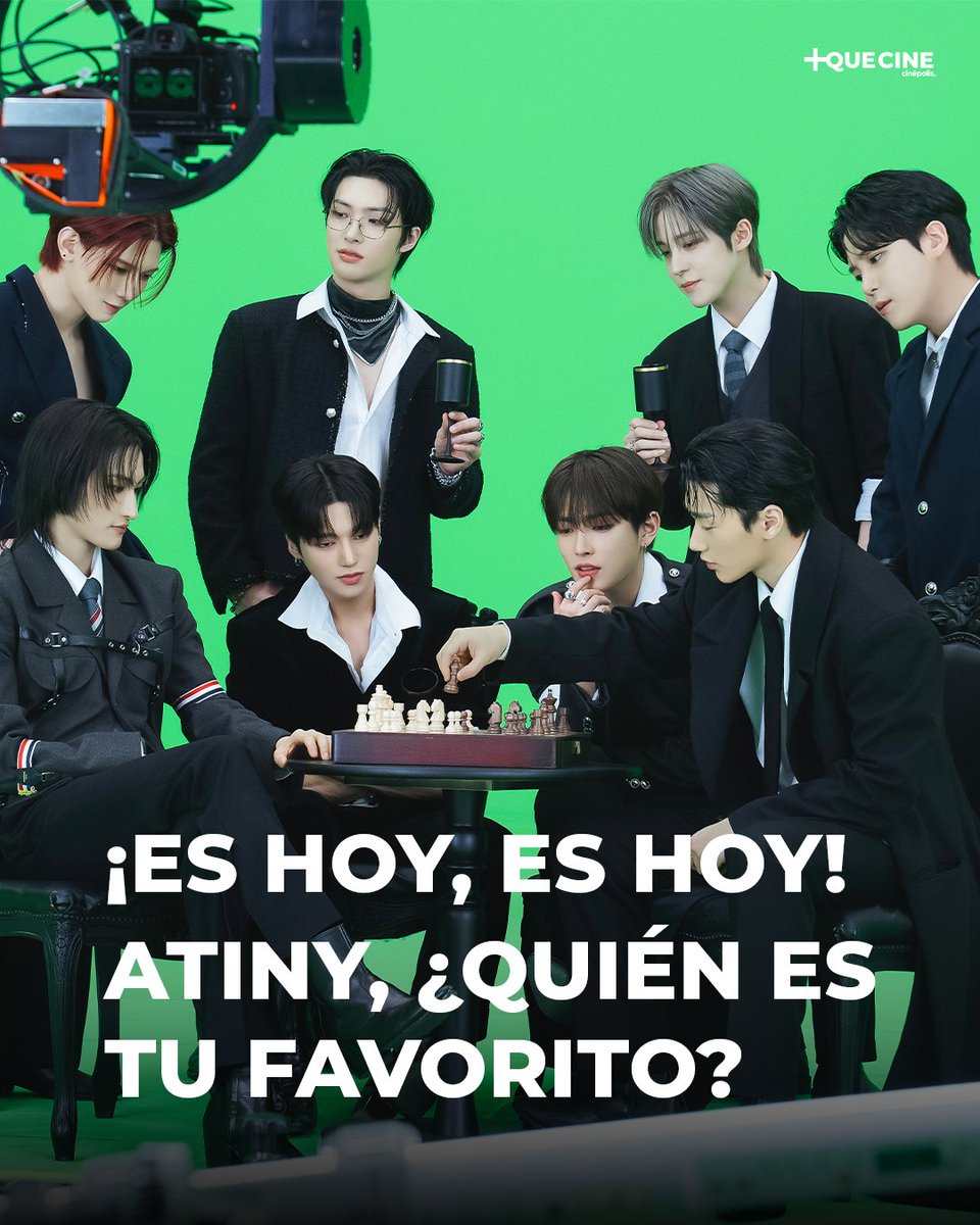 Cinepolis's tweet photo. Los amamos a los ocho... pero hoy toca elegir. 😅🫰 ¿Quién es tu #BIAS de #ATEEZ para ver hoy en #LightTheWay? Responde con emojis. 🎶✨ @MasQueCineLatam https://t.co/wf6d3qQyOz