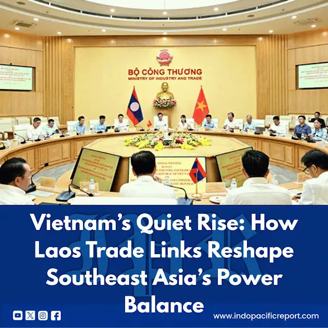 pacific_reports's tweet photo. Laos and Vietnam’s push toward a US$4 billion trade target highlights the growing role of regional economic cooperation in strengthening resilience and connectivity across Southeast Asia.
#indopacificreport #Vietnam #Laos https://t.co/ZsfGiskoax