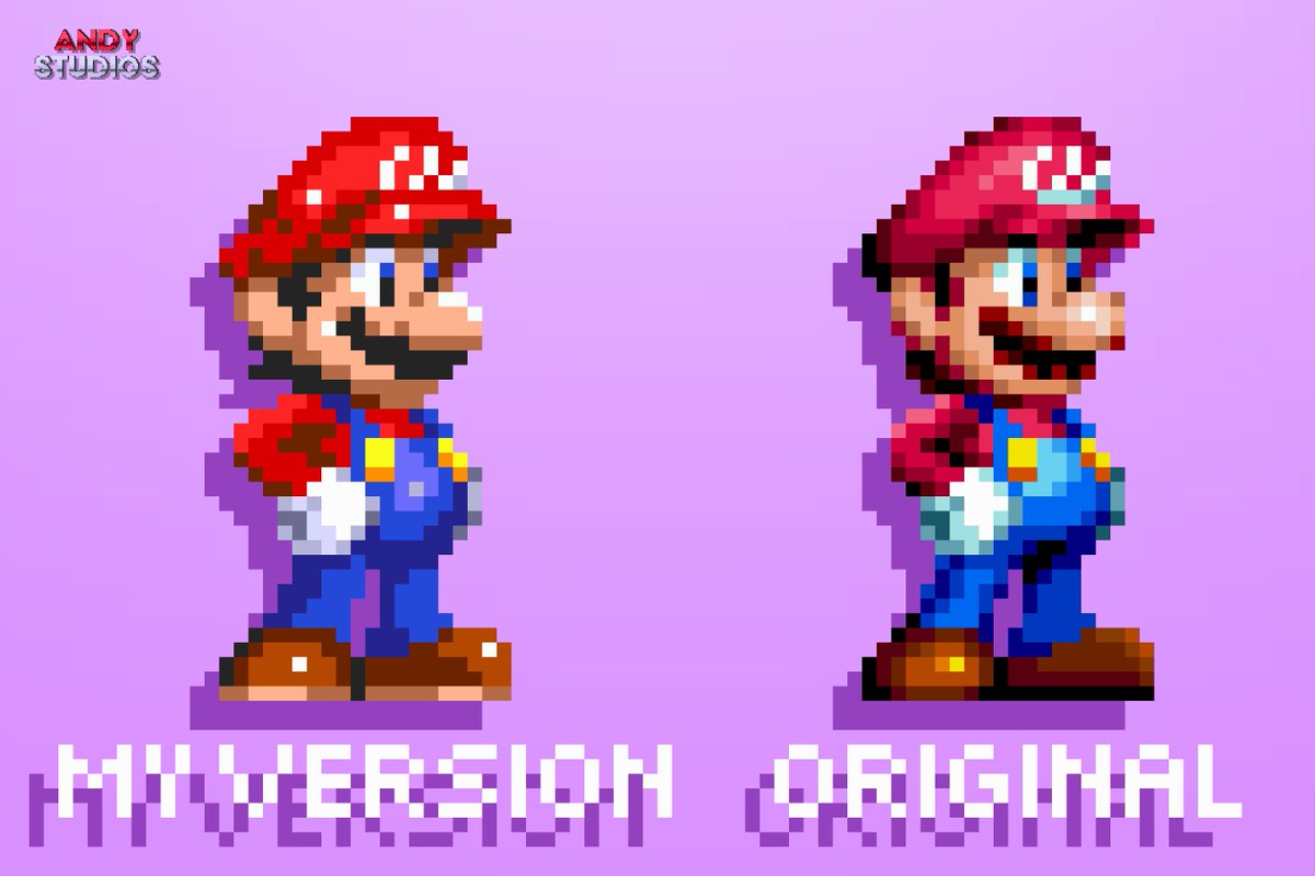 andystudios09's tweet photo. Modern Mario Style Sonic 3

The original (Mario in Sonic Mania style) and Modern Sonic belong to @hortinus

#sonic3 #sprites #supermario #pixelart https://t.co/tONrTIePNV