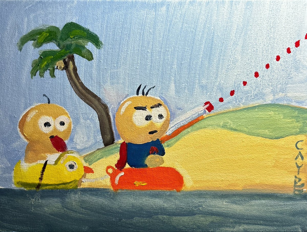 caydeplanet's tweet photo. Oil paintings that capture the Essence of our childhood https://t.co/94YknxoZTQ