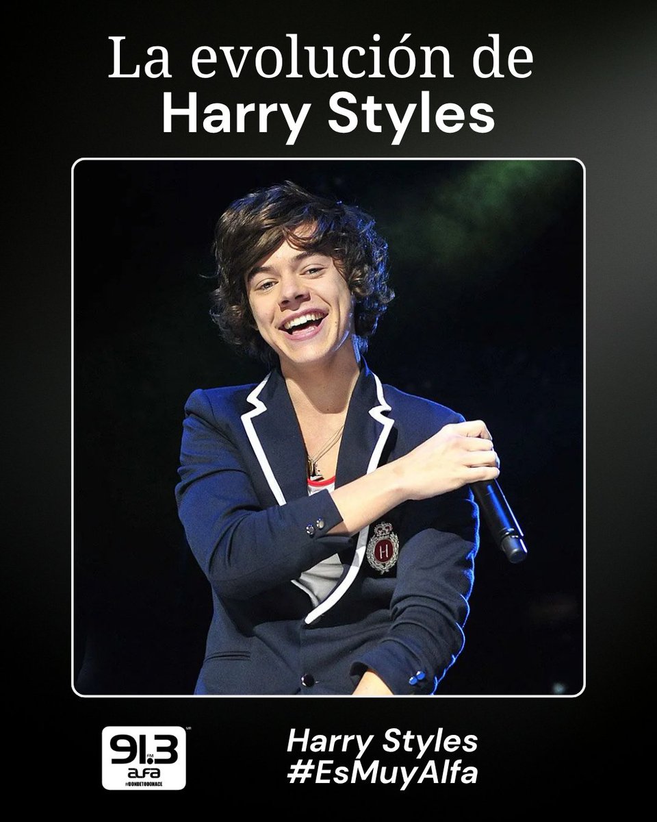 alfa913fm's tweet photo. Así ha sido la increíble evolución nuestro #AlfaArtista Harry Styles.

🎟️ ¿Quieres ganar boletos?

📻 Escucha Alfa 91.3, Donde Todo Nace y sigue las instrucciones de nuestros locutores y locutoras.

🔥 ¡Hoy es el 4º día consecutivo de #AlfaBoletiza! 

#HarryStyles #HarryEnAlfa https://t.co/czERlt1TJz
