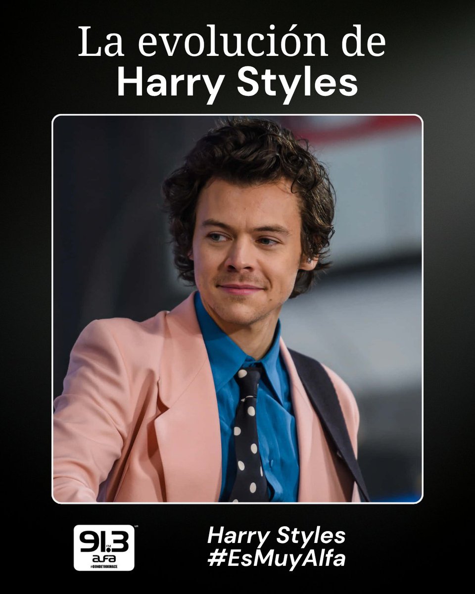 alfa913fm's tweet photo. Así ha sido la increíble evolución nuestro #AlfaArtista Harry Styles.

🎟️ ¿Quieres ganar boletos?

📻 Escucha Alfa 91.3, Donde Todo Nace y sigue las instrucciones de nuestros locutores y locutoras.

🔥 ¡Hoy es el 4º día consecutivo de #AlfaBoletiza! 

#HarryStyles #HarryEnAlfa https://t.co/czERlt1TJz