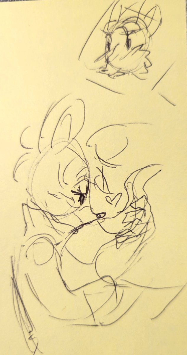 Pastel_Ricky's tweet photo. Some #basigan work doodles
Get a room you two https://t.co/rtaxXhDNeU