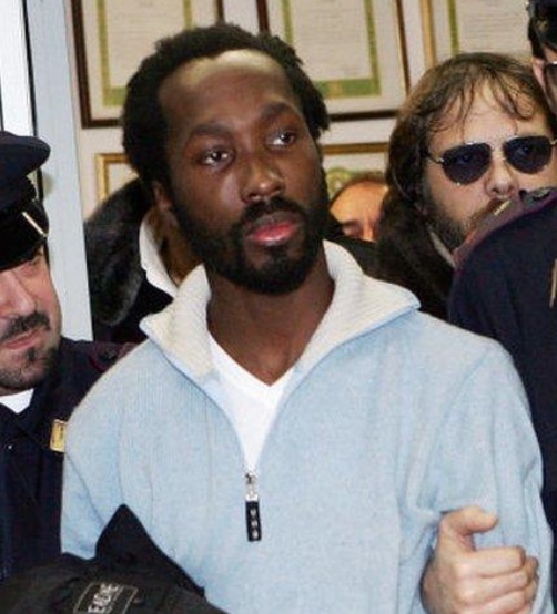 SecretHMCTS's tweet photo. @BBCNews In the 6.00pm national news programme reporter @EmmaVardyTV deliberately failed to tell viewers who the true murderer of Meredith was: African immigrant Rudy Guede, an Ivory coast-born burglar, convicted of slashing her throat during a sexual assault. https://t.co/EkzP0W08Le