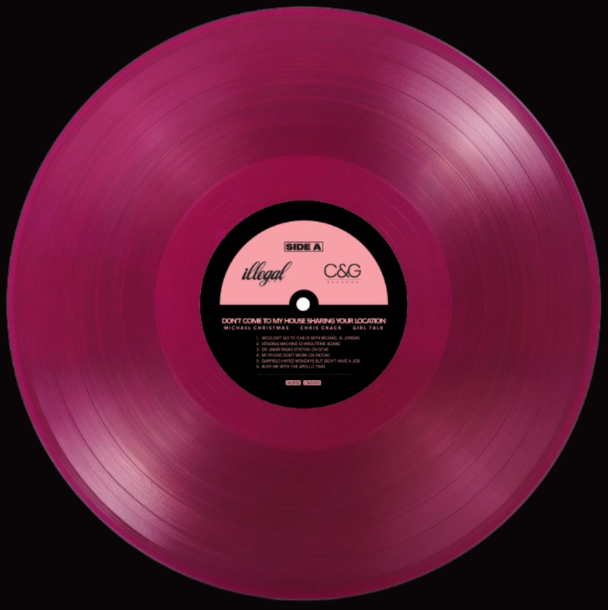 GtVinyl's tweet photo. Michael Christmas, Chris Crack, Girl Talk
🔥 Don’t Come To My House Sharing Your Location 🔥
shipping out preorders tomorrow!

includes VINYL-ONLY instrumentals on the B side

https://t.co/qEanNek9A2

@michaelchristmas @ChrisCrackNDC @girltalk @illegalart https://t.co/d6nsp4m2W1