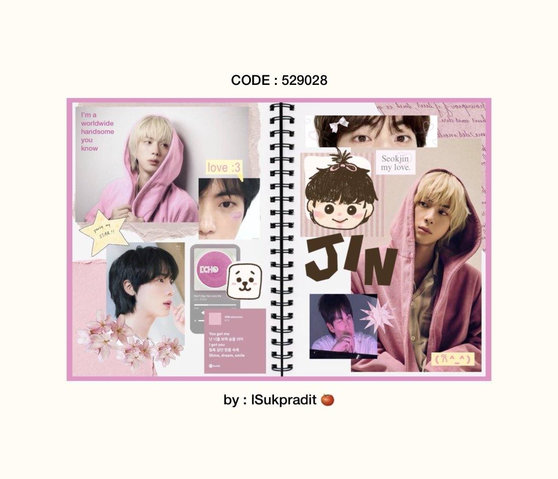 ISukpradit's tweet photo. pls rt before use <3

giveaway ( @ ตู้ moshimoshi )
Jin bts / sticker 4 x 6

💌code: 529028

✜ for personal use only 

��ี่จินมาแล้วคั้บบ
ใครลองใช้แล้วมาอวดกันได้น้าาา ˊᵕˋ

#artworkอาร์มี่ #MoshiMoshi #bts https://t.co/dXhokhPUIQ