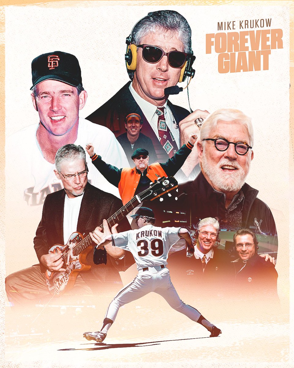 SFGiants's tweet photo. We love you, Kruk 🧡 https://t.co/Uox6SW17Zk