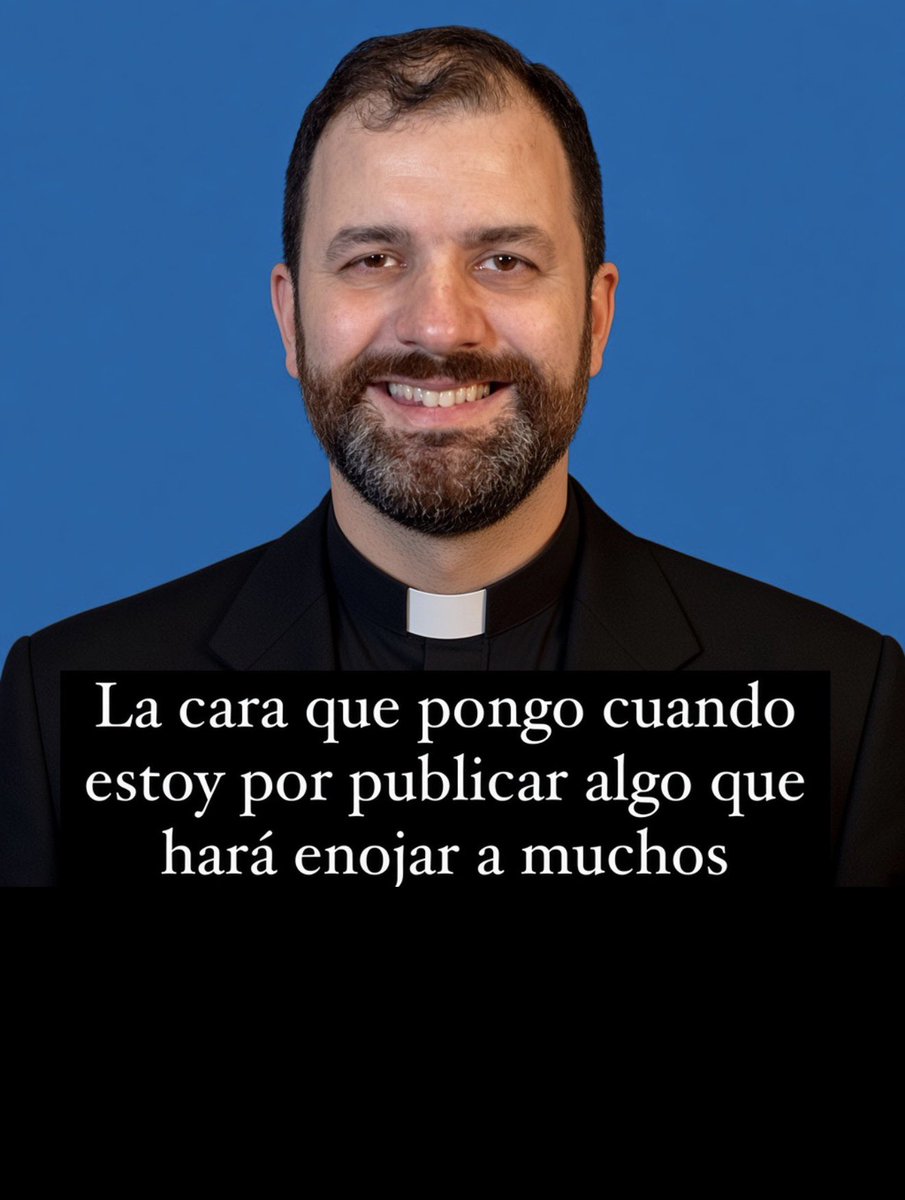 PadreTomasB's tweet photo. Muy buenas tardes a todos. Hoy no los voy a hacer enojar. Quédense tranquilos 😁

Simplemente voy a rezar por cada uno de ustedes. Un abrazo a todos en Cristo Rey. https://t.co/1RGOgSuHcf