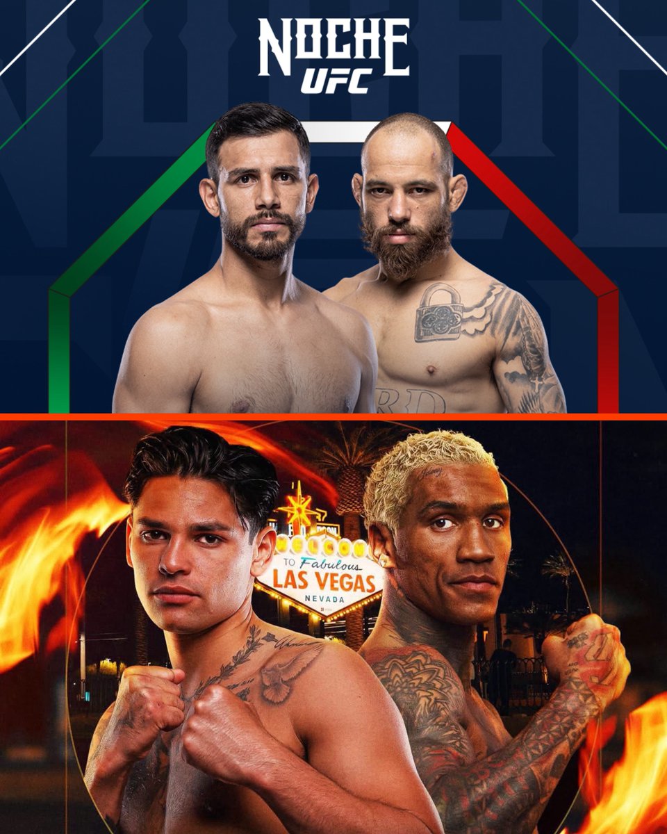 mma_orbit's tweet photo. 🚨 | The #NocheUFC event on September 12 will take place in the afternoon in Glendale, Arizona.

The prelims are currently scheduled to begin at 2pm ET (11am PT), with the main card set to start at 5pm ET (2pm PT). ⏰

The early start is intended to avoid a scheduling clash with the Ring x Zuffa Boxing event, headlined by Ryan Garcia vs. Conor Benn, which is also being promoted by Dana White. 🥊