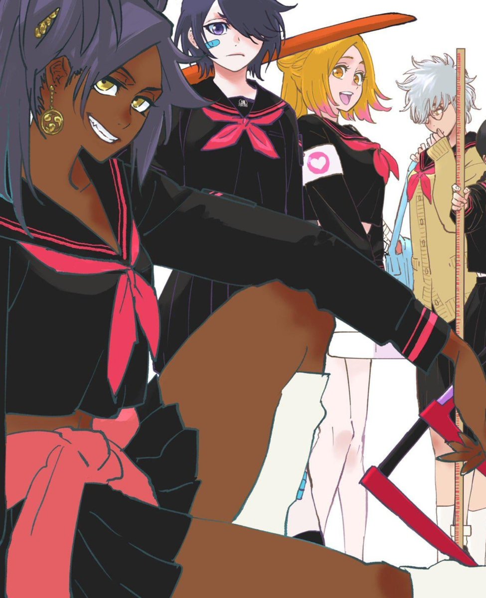 InvokaMortis's tweet photo. @Gyarugiku I too can cherry pick, she's not a bbl demon but she's got an ass, there's an whole cover and chapter focusing on her butt. Also Kubo used to draw everyone as a stick back in SS, it's Japan in the mid 00s, just now he is drawing thicker girls https://t.co/NZ5fQgucEZ