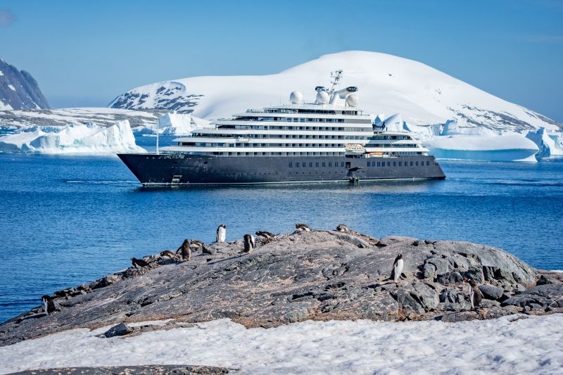 CruiseIndustry's tweet photo. Scenic Showcases Eclipse’s 2027 Antarctica Voyages https://t.co/ZKOnE9WWTG https://t.co/T0LxOYMnQS
