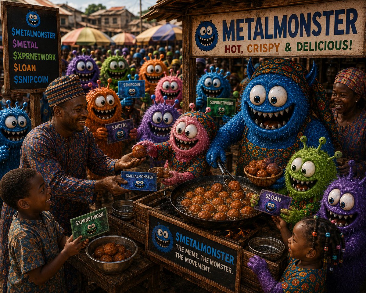 AnthonyOgbuefi1's tweet photo. The future of memecoins is powered by community.
Trade @METALM0NSTERS ($MONSTER) on SimpleDEX.
Explore the growing meme ecosystem.
Build together on @XPRNetwork .
Every trade matters.
Every community member counts.
#METALMONSTER #MONSTER #SimpleDEX #XPRNETWORK #METAL #LOAN #SNIPCOIN #CryptoCommunity
@MsJbTDBN