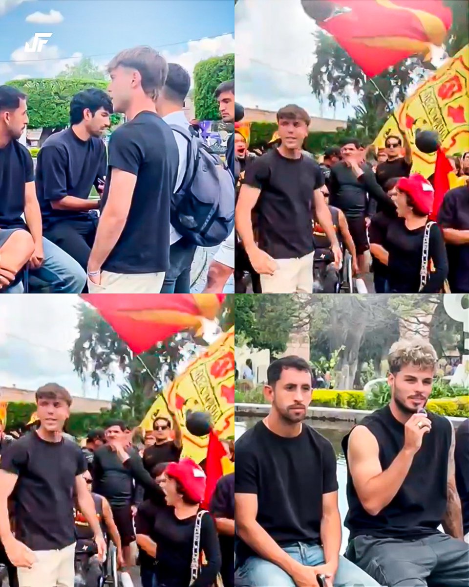 AllFutbolMX's tweet photo. 🚨⛔️ THE FUTURE OF MEXICAN FOOTBALL IS IN CRISIS, and the players are protesting for justice. 

Yes, this is real.

Atlético Morelia players met with fans and asked them to WEAR BLACK to the next matches in protest against the elimination of PROMOTION and RELEGATION.

The media tried to interview the players, but they declined out of fear of being fined by the federation or even putting their contracts at risk.

“We are not asking for a place in the first division. We are asking for the right to earn it.” ✊🏼