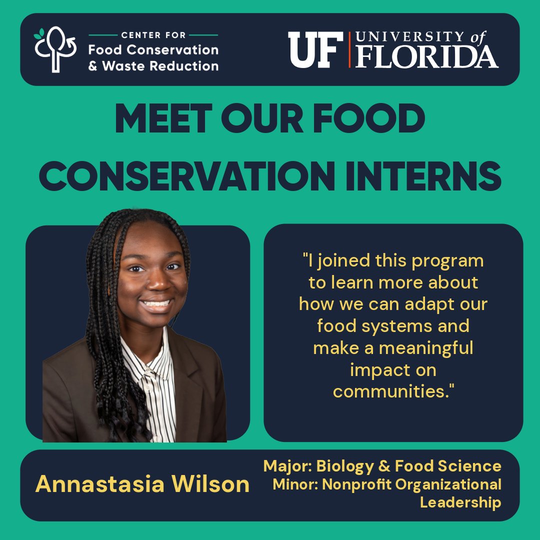 conserve_food's tweet photo. Congrats to Annastasia Wilson and Joseph Hubbard from @uflorida, who were part of our 2025-26 intern cohort and recently earned their Food Conservation Specialist Certificate. 👏
#foodconservation #foodwaste #savethefood #NIFA @PurdueAgEcon @USDA_NIFA https://t.co/KJ5GB7eiSr