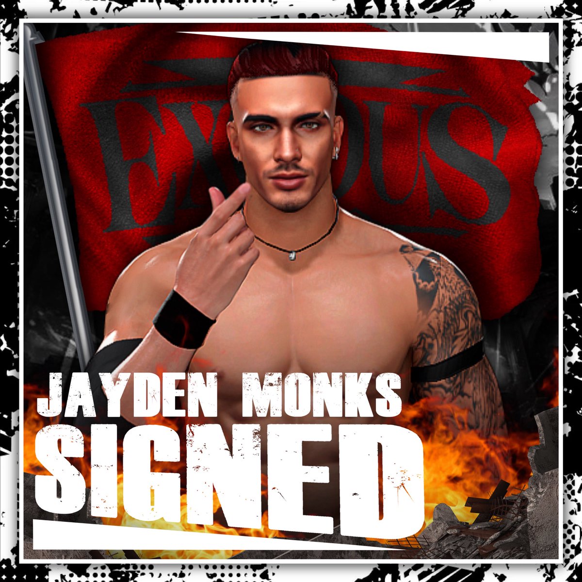 EXODUSProFed's tweet photo. 𝔗𝔥𝔢 𝔉𝔩𝔞𝔤 ℌ𝔞𝔰 𝔅𝔢𝔢𝔫 ℜ𝔦𝔰𝔢𝔫
𝔑𝔢𝔴 𝔉𝔦𝔤𝔥𝔱𝔢𝔯𝔰 ℌ𝔞𝔰 𝔅𝔢𝔢𝔫 ℜ𝔢𝔳𝔢𝔞𝔩𝔢𝔡 🏴‍☠️
—————— 
𝕾𝖎𝖌𝖓𝖊𝖉: 
𝐄𝐥𝐢𝐣𝐚𝐡 𝐊𝐧𝐢𝐠𝐡𝐭, 𝐉𝐒𝐌, 𝐉𝐮𝐢𝐜𝐞 𝐀𝐥𝐞𝐱𝐚𝐧𝐝𝐞𝐫, 𝐉𝐚𝐲𝐝𝐞𝐧 𝐌𝐨𝐧𝐤𝐬
——————
Welcome To The New World 🌎 
Welcome To Exodus Pro 🔷 https://t.co/aYBbxEckhf