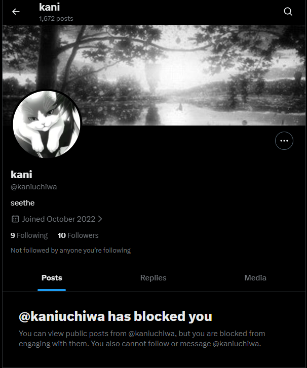 sneezyzx's tweet photo. @kaniuchiwa @haymkrr @the1andonly2233 @Dexerto Geez, think the freak just projected themself with that response https://t.co/QTPtYOLChz